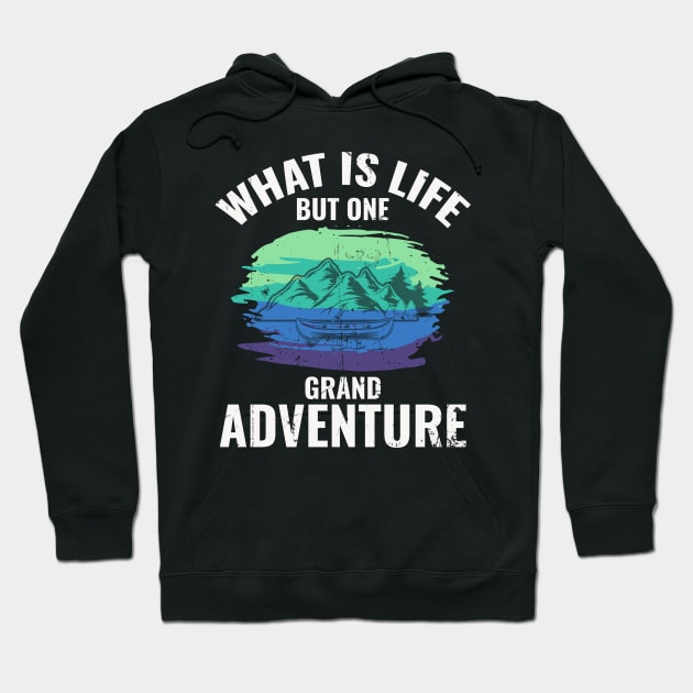 Grand adventure Hoodie by Creative Brain